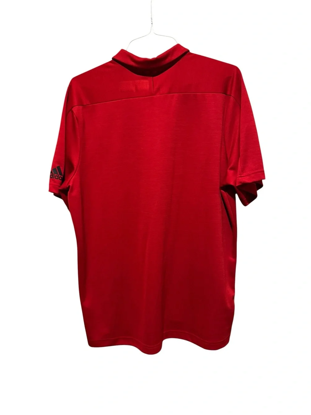 adidas Men’s Red Ragin' Cajuns Button-Down Polo Shirt